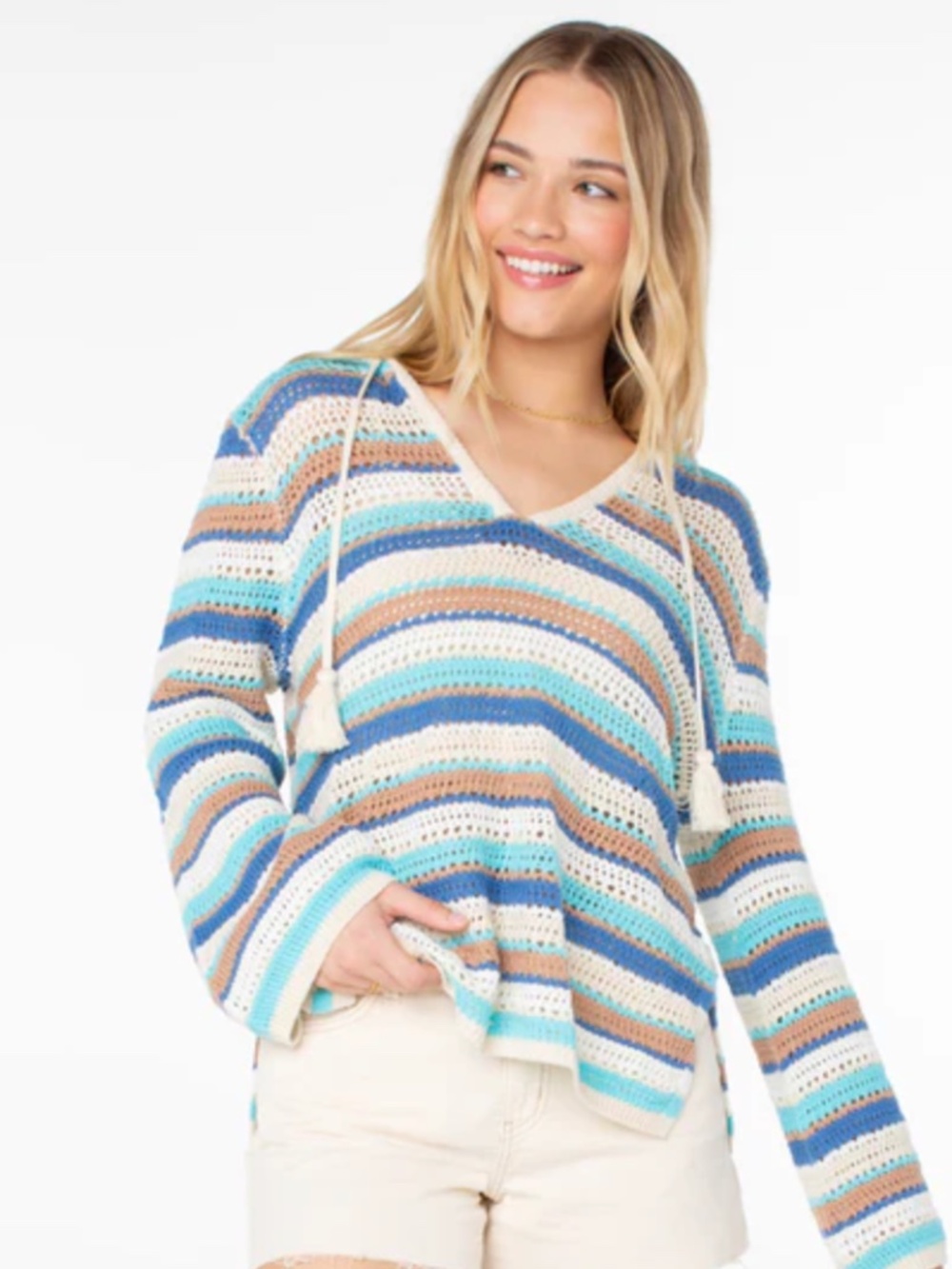 NWOT ROXY Hippie Love Sweater Size Large